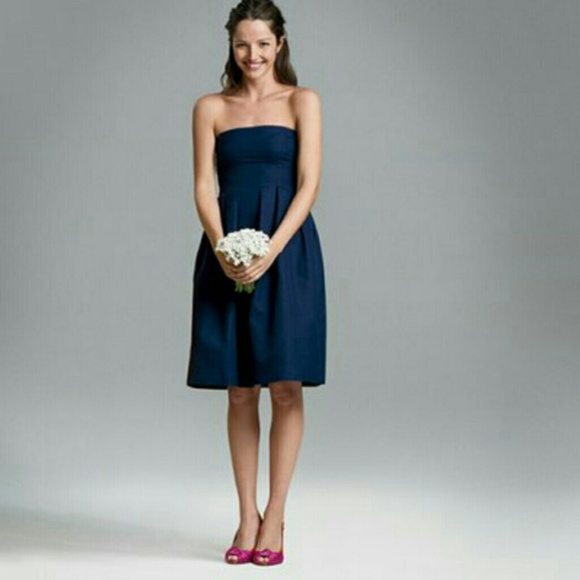 Nwt J.Crew Special Occ. Claudine Box Pleat Dress - Picture 3 of 7